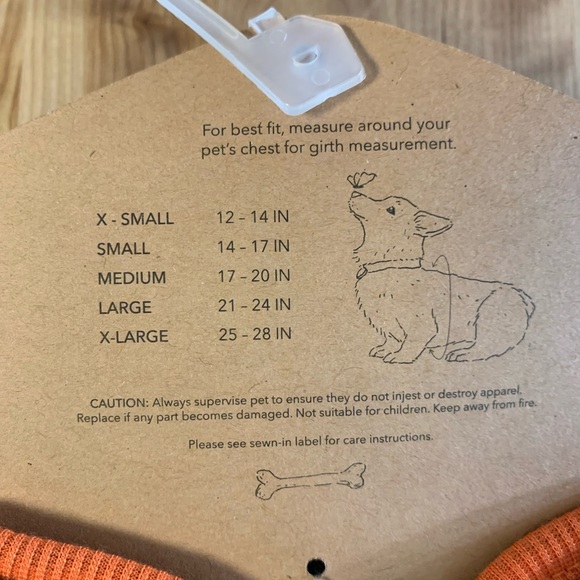 Rae Dunn Pet “LICK OR TREAT” Dog Hoodie Shirt NWT - Picture 7 of 10